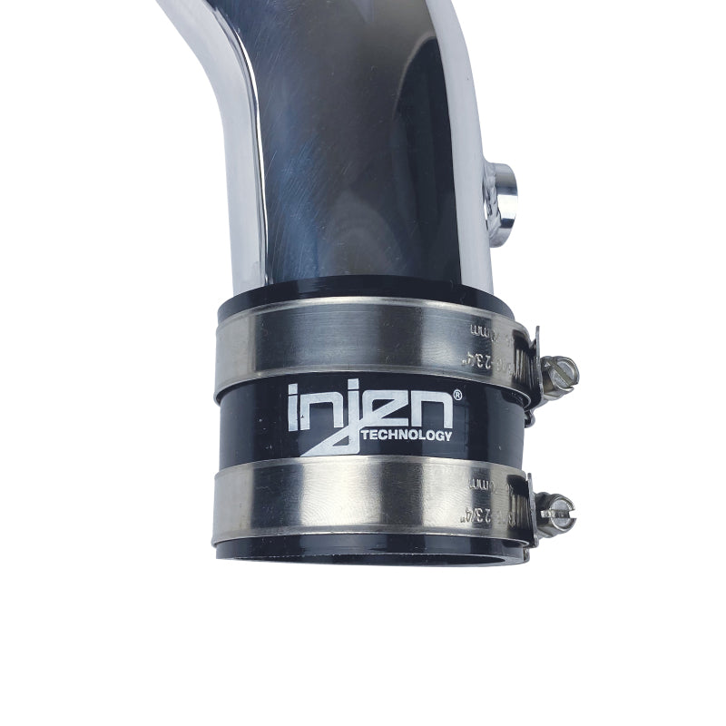 Injen 15-16 BMW M3 (F80) L6 Twin Turbo Polished Intercooler Charge Pipe w/ 1/8in Female NPT Bungs - T1 Motorsports