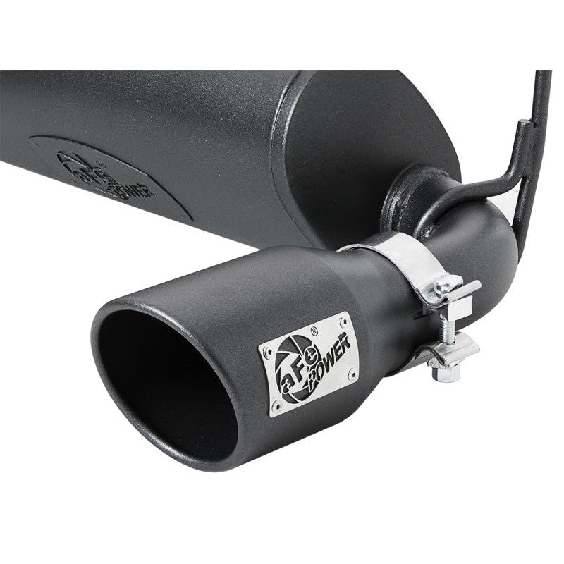 aFe Rebel Series 2.5in 409 SS Cat-Back Exhaust System w/ Black Tips Jeep Wrangler (JL) 2018 V6 3.6L