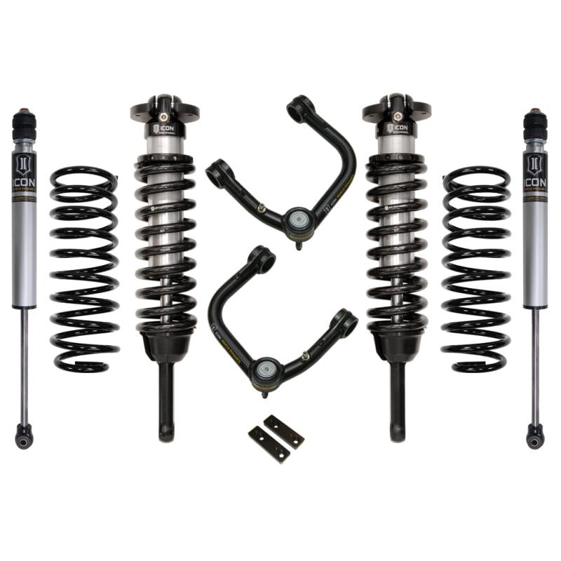 ICON 03-09 Toyota 4Runner/FJ 0-3.5in Stage 2 Suspension System w/Tubular Uca - T1 Motorsports