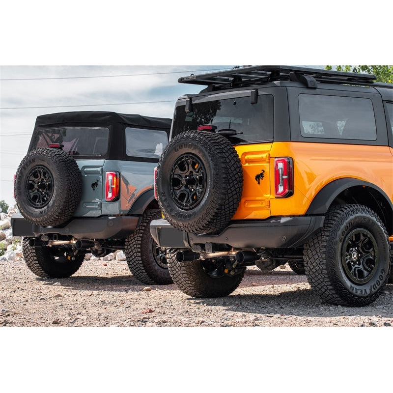 Corsa Sport 2.75in Cat-Back Dual Rear Exhaust w/ Polished Tips - 2021-2025 Ford Bronco 2.7L