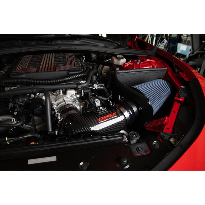 Corsa Carbon Fiber Oiled Air Filter Air Intake - 2017-2024 Chevrolet Camaro ZL1