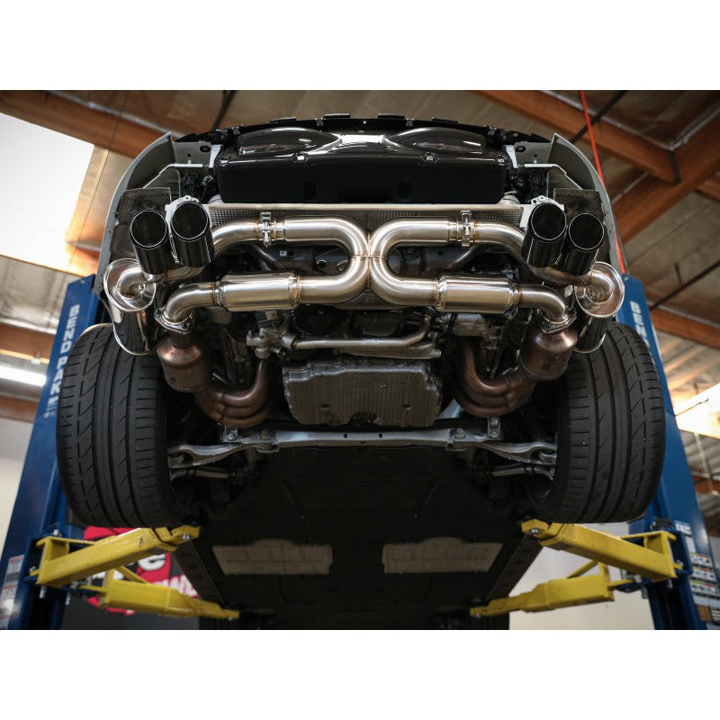 aFe MACHForce XP 12-16 Porsche 911 Carrera H6-3.8L SS-304 Cat-Back Exhaust w/Carbon Fiber Tips