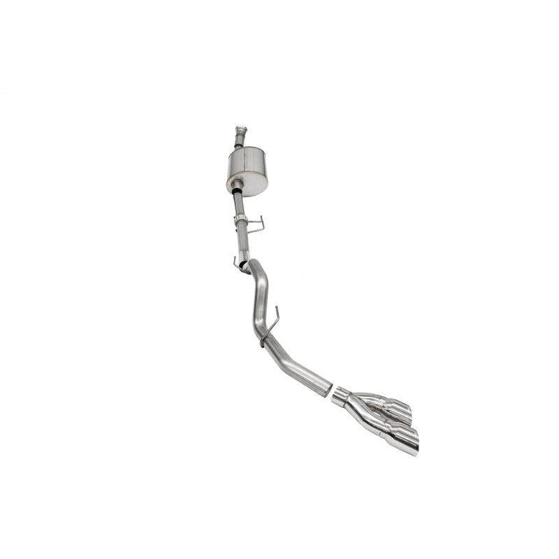 Corsa Sport Cat-Back Exhaust w/Single Side Exit-Polished Tips -  2021-2024 Ford F-150 3.5L V6