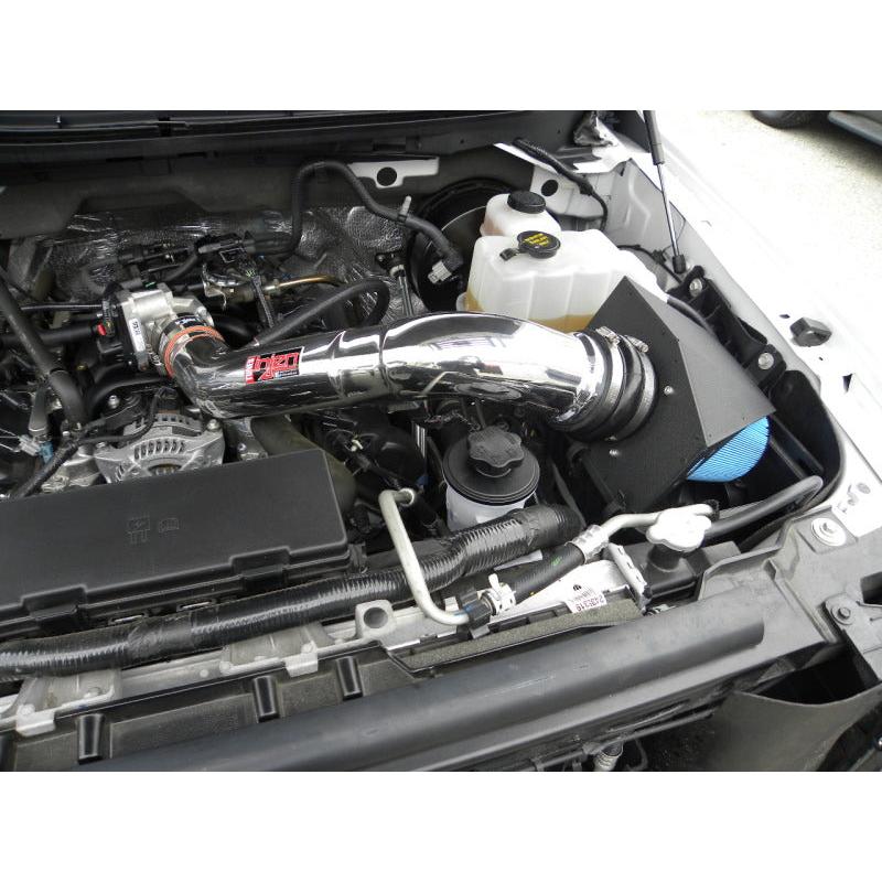 Injen 09-10 Ford F-150 2 valve V8 4.6L Wrinkle Black Power-Flow Air Intake System - T1 Motorsports