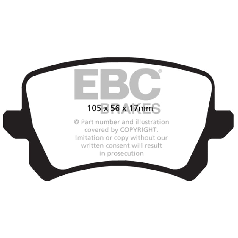EBC Redstuff Brake Pads -  15+ Audi Q3 2.0 Turbo - Rear Brake Pads