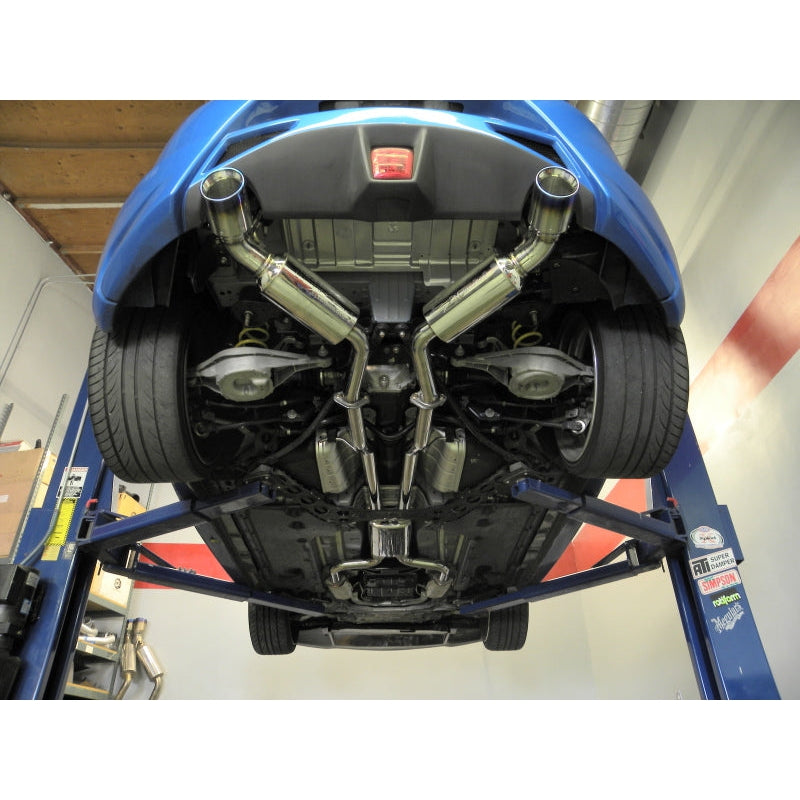 Injen 09-20 Nissan 370Z Dual 60mm SS Cat-Back Exhaust w/ Built In Resonated X-Pipe - T1 Motorsports