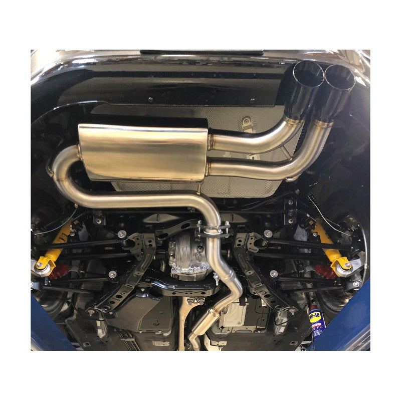 aFe Takeda 2-1/2in SS-304 Cat-Back Exhausts w/ Black Tip 16-19 Mazda MX-5 Miata ND 2.0T