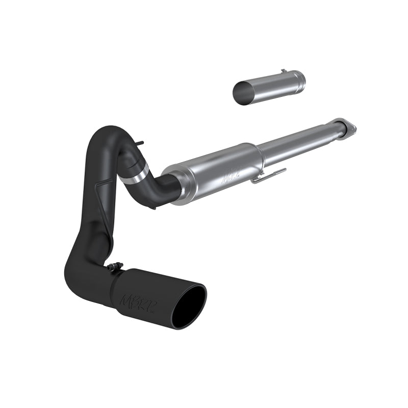 MBRP 2015 Ford F-150 2.7L / 3.5L EcoBoost 4in Cat Back Single Side Black Exhaust System - T1 Motorsports
