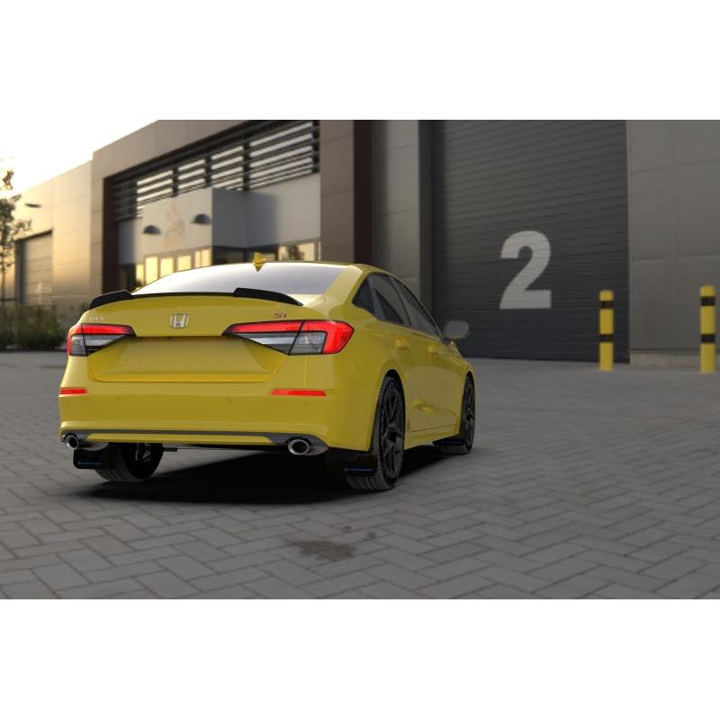 Rally Armor 2022 Honda Civic (Incl. Si/Sport/Touring) Black UR Mud Flap w/ Red Logo