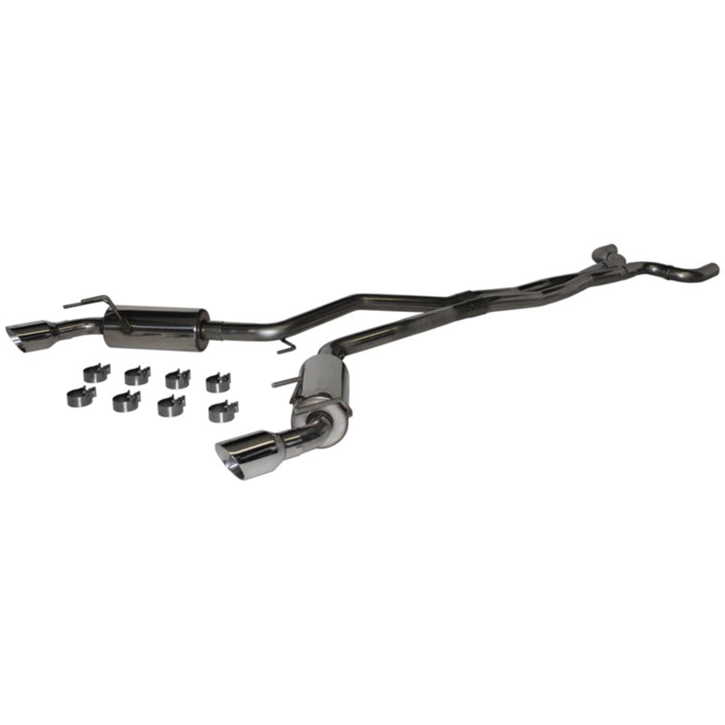 MBRP 2010 Chev Camaro V6 3.6L Dual Cat Back Round Tips   (11 Conv. MUST purchase mbrpAD1710) - T1 Motorsports