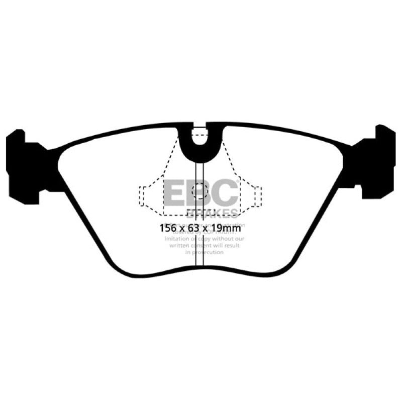 EBC Redstuff Brake Pads -  92-95 BMW M3 3.0 (E36) - Front Brake Pads