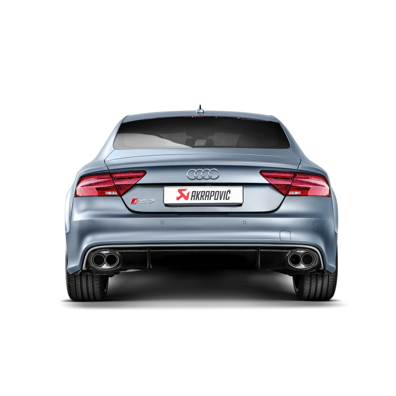 Akrapovic 14-17 Audi RS7 Sportback (C7) Evolution Line Cat Back (Titanium) w/ Carbon Tips - T1 Motorsports