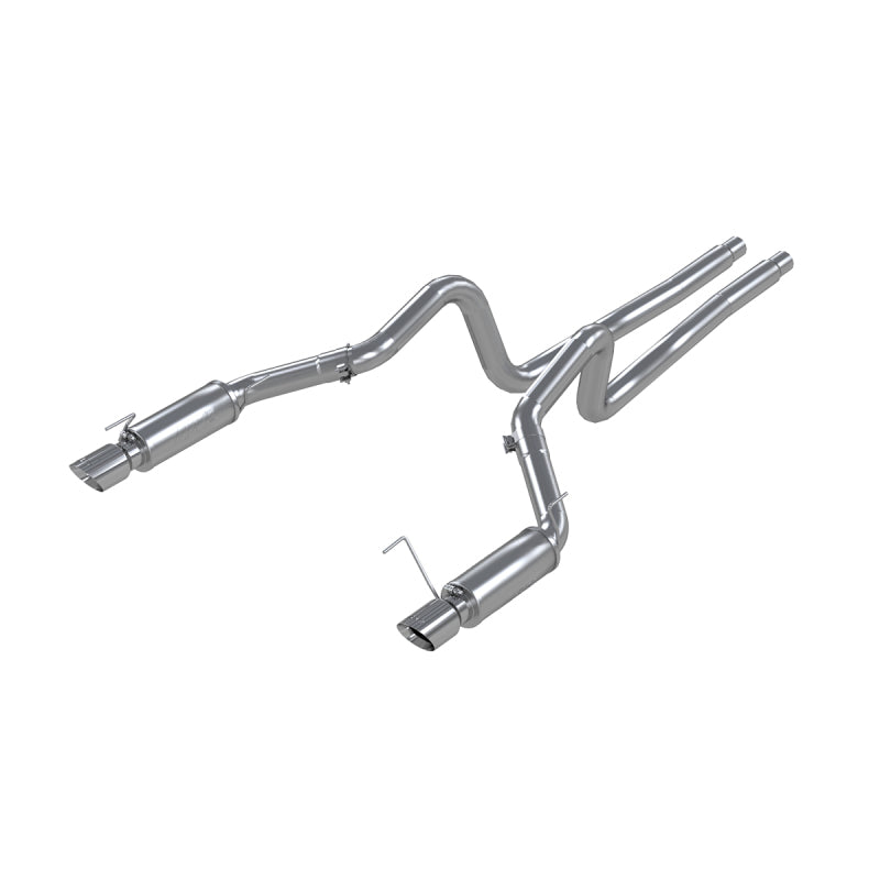 MBRP 05-09 Ford Mustang GT 4.6L Dual Split Rear Race Version AL/ 3in Cat Back Exhaust System - T1 Motorsports