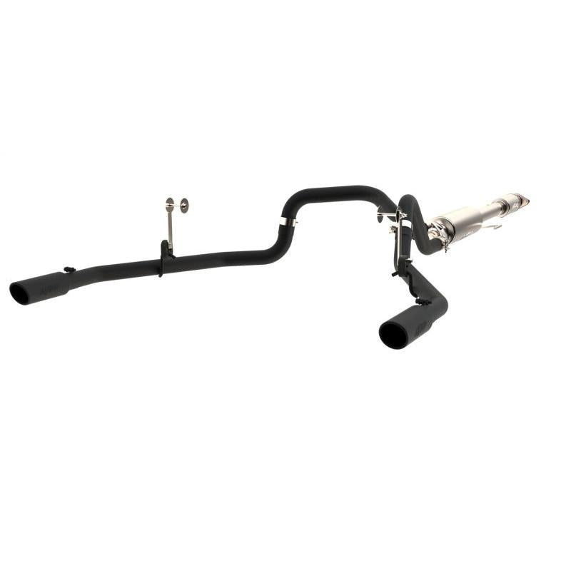 MBRP 2015 Ford F-150 5.0L 3in Cat Back Dual Split Rear Exit Black Exhaust System - T1 Motorsports