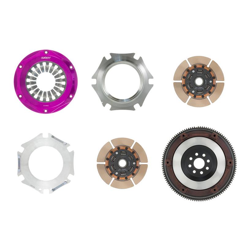 Exedy 1991-1992 Toyota Supra Hyper Twin Cerametallic Clutch Sprung Center Disc Pull Type Cover