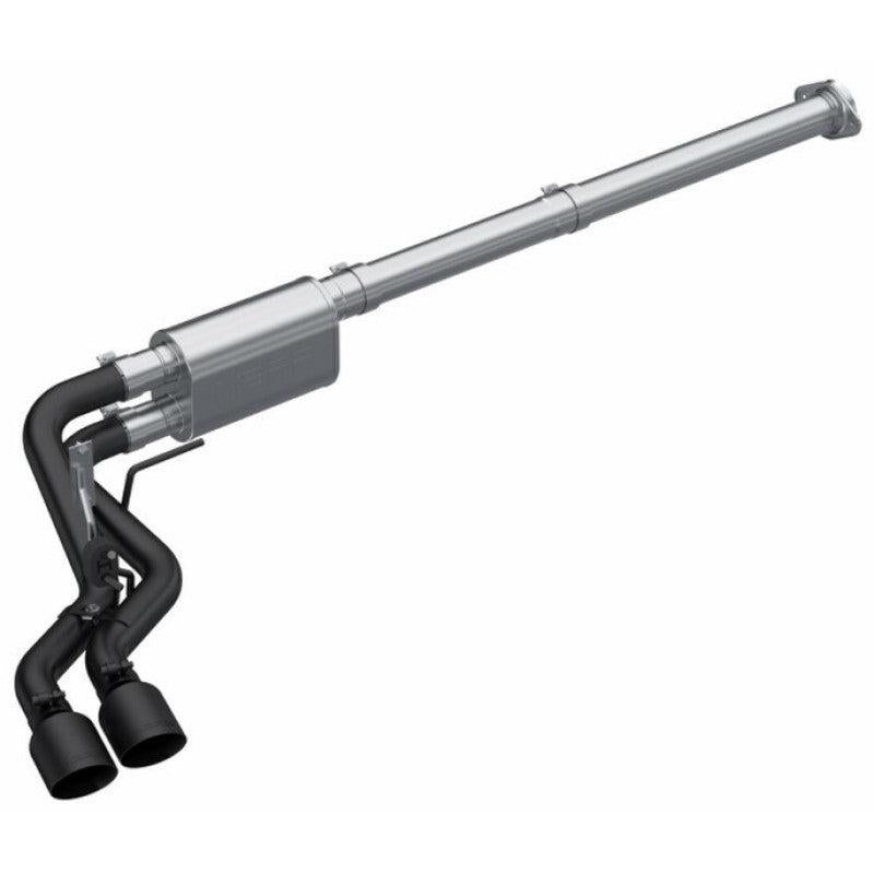 MBRP 2021 Ford F-150 2.7L EcoBoost / 3.5L EcoBoost / 5.0L 3in Cat Back Single Side Exit Black - T1 Motorsports