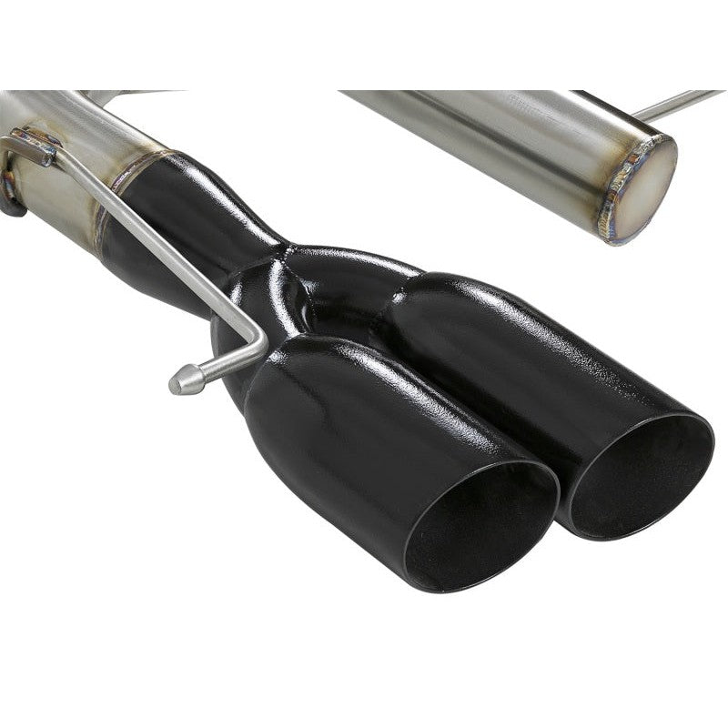 aFe MACHForce XP 08-13 BMW 135i L6-2.0L N54/N55 3in. 304 SS Axle-Back Exhaust w/Black Tips