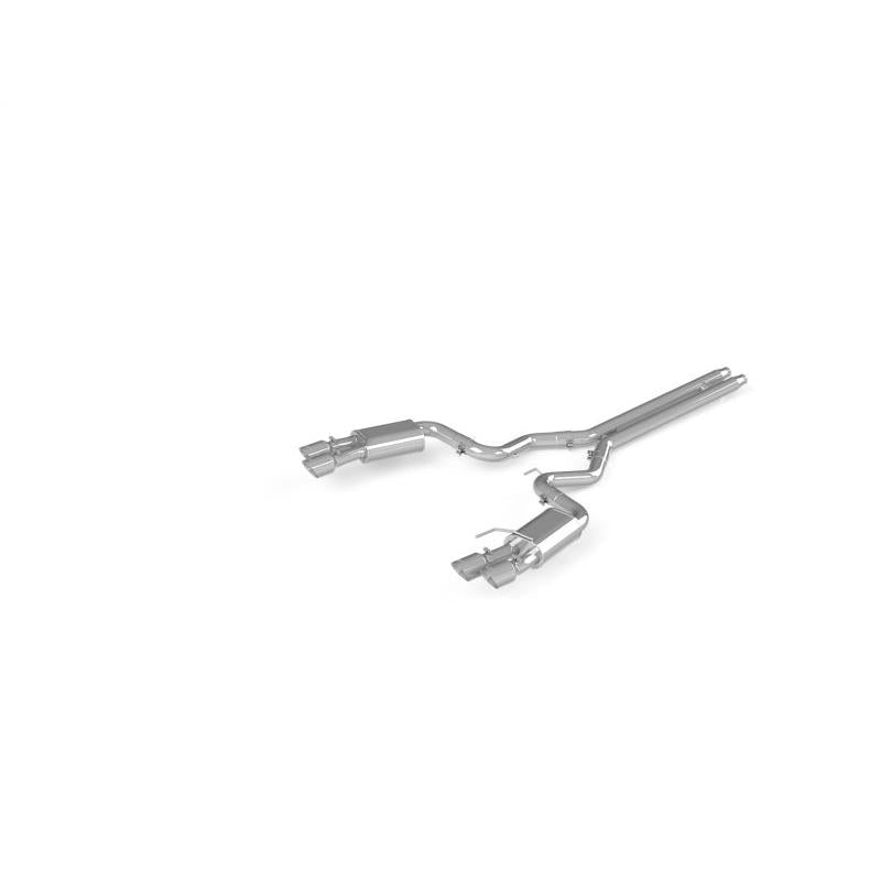 MBRP 18-19 Ford Mustang GT 5.0 3in Dual Split Rear Cat Back w/ Quad 4.0in Dual Wall Tips- T304 - T1 Motorsports
