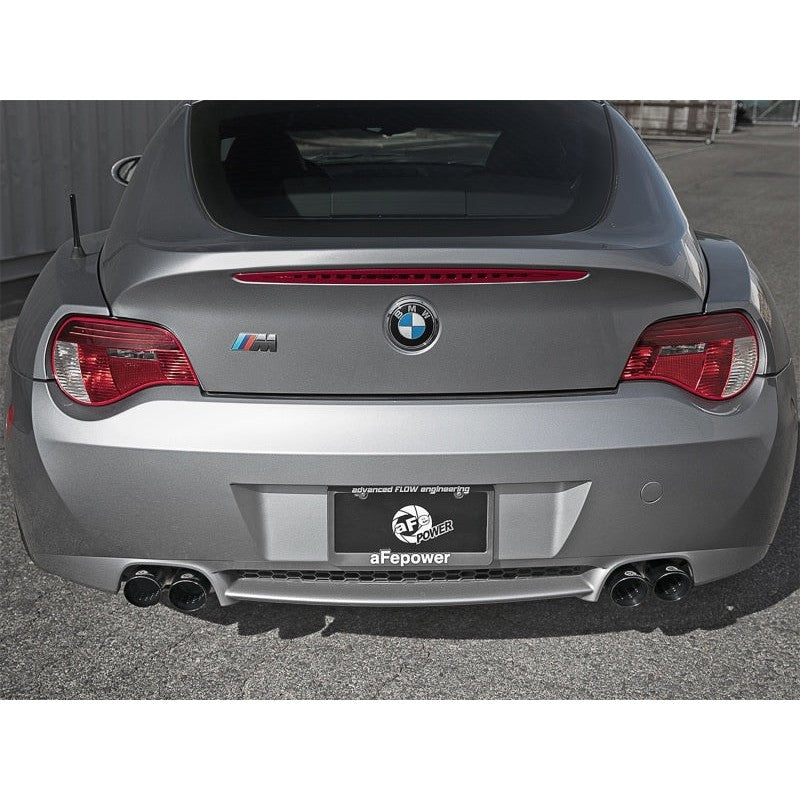 aFe MACH Force-Xp 2-1/2in 304 SS Cat-Back Exhaust w/ Black Tips 05-08 BMW Z4 M Coupe (E86) L6 3.2L