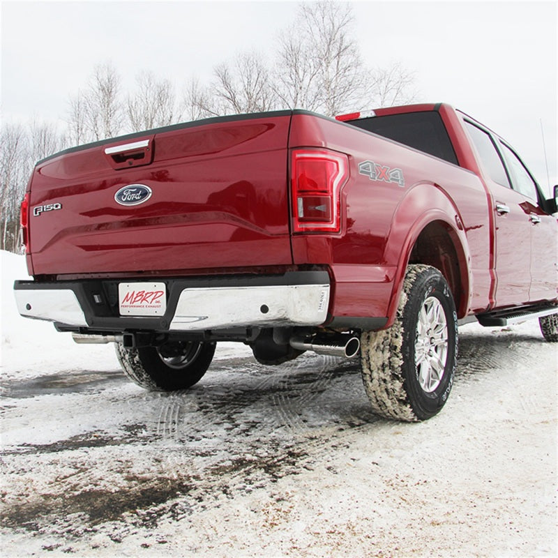 MBRP 2015 Ford F-150 5.0L 3in Cat Back Dual Split Side Exit AL Exhaust System - T1 Motorsports