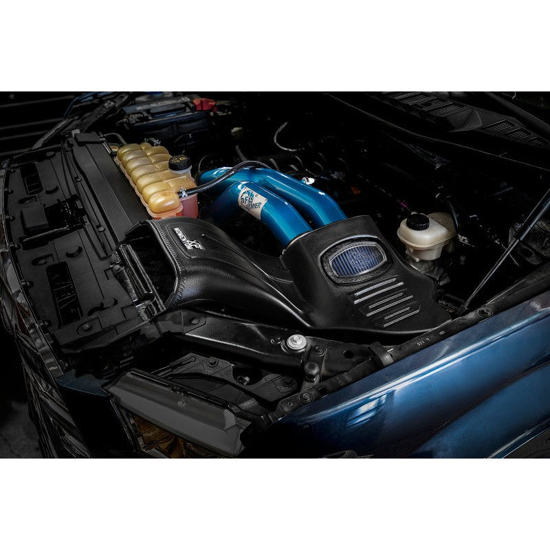 aFe Momentum XP Cold Air Intake System w/ Pro 5R Media Blue 15-19 Ford F-150 V8-5.0L