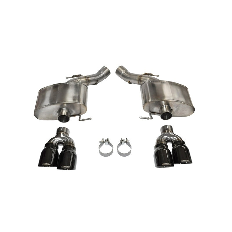 Corsa 12-15 BMW M6 F12 / F13 / F06 Black Sport Axle-Back Exhaust - T1 Motorsports