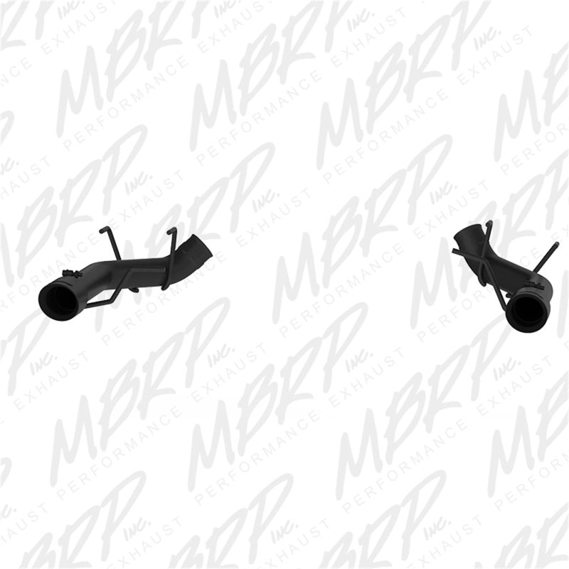 MBRP 2011-2014 Ford Mustang GT 3in Dual Axle Back Muffler Delete - Black - T1 Motorsports