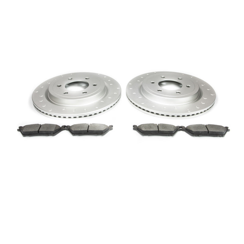 Alcon 19-20 Raptor/ 18-20 F-150 Rear Pad and Rotor Kit (Use with Stock Calipers) w/ Elect Park Brake - T1 Motorsports