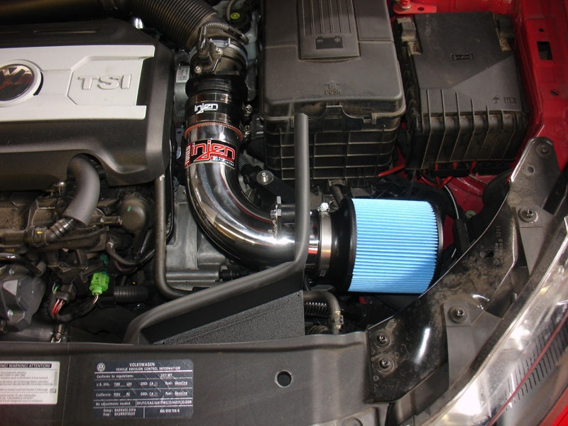 Injen 10-12 VW MK6 GTI 2.0L TSI Black Short Ram Intake w/ Heat Shield - T1 Motorsports