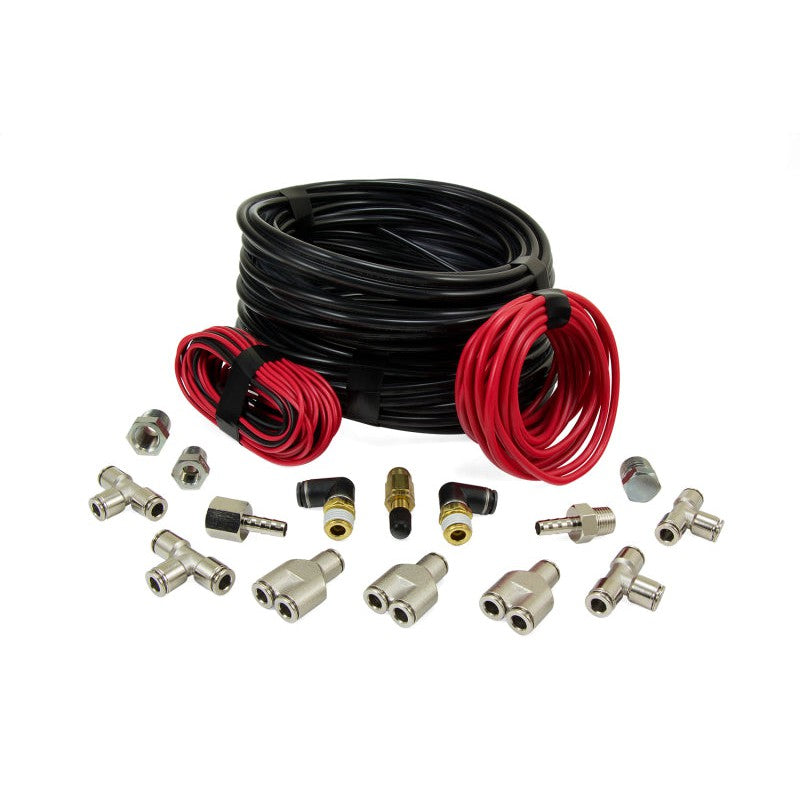Air Lift 4-Way Manual Control System 100% Duty 1/4in Line 4 Gal. Tank.