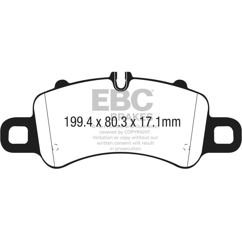 EBC Redstuff Brake Pads -  17-18 Porsche 718 Boxster 2.5L - Front Brake Pads