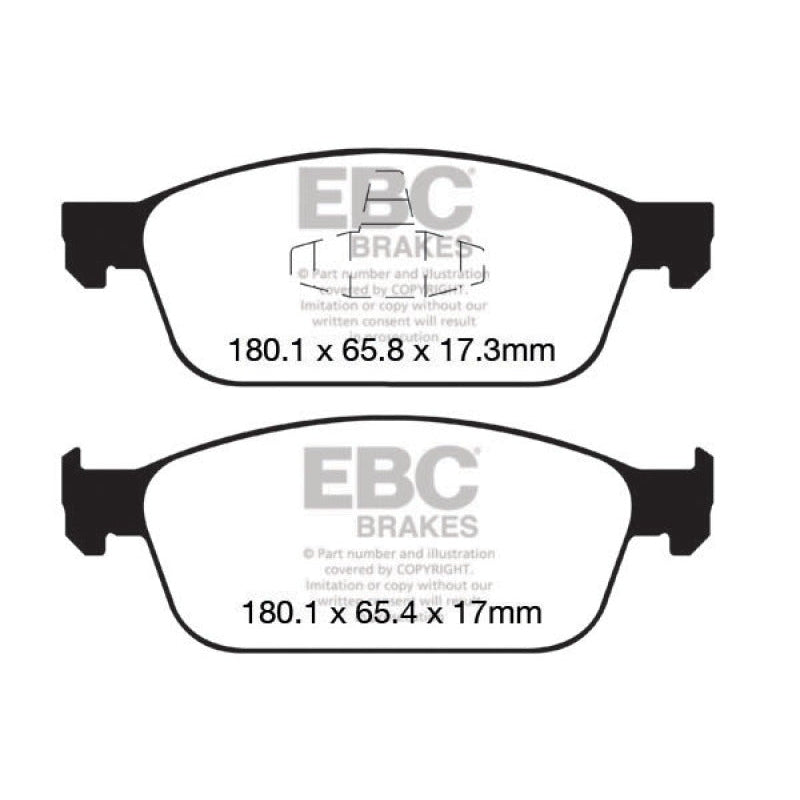 EBC Redstuff Brake Pads -  12+ Ford Focus 2.0 Turbo ST - Front Brake Pads