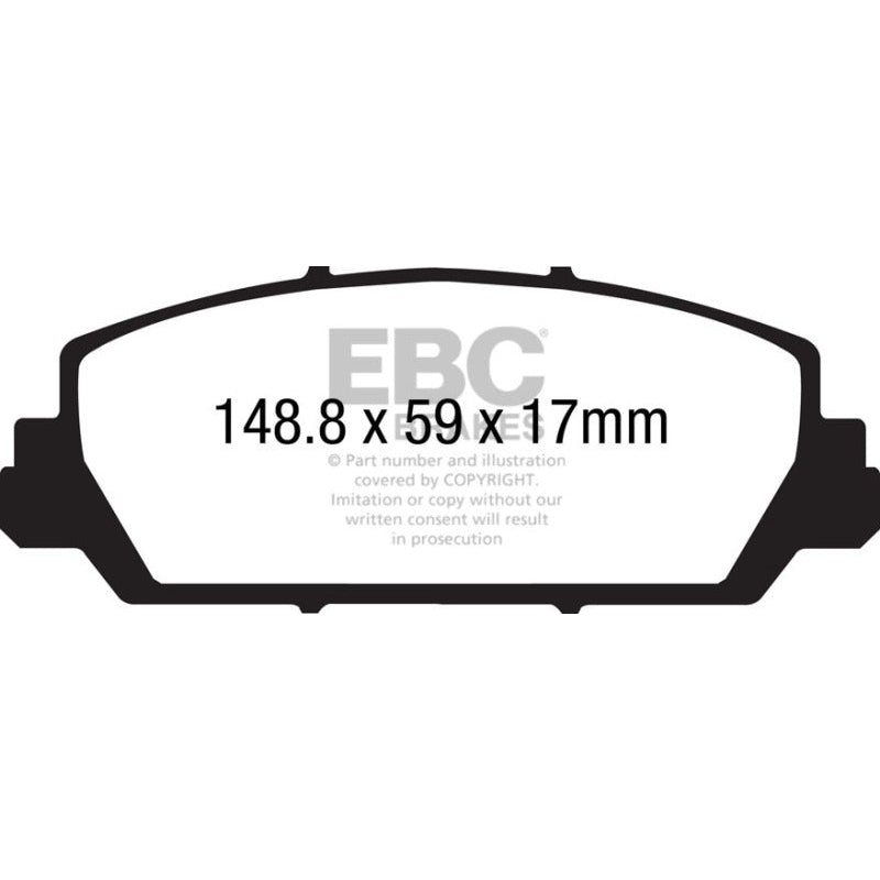 EBC Redstuff Brake Pads -  12+ Acura RDX 3.5 - Front Brake Pads