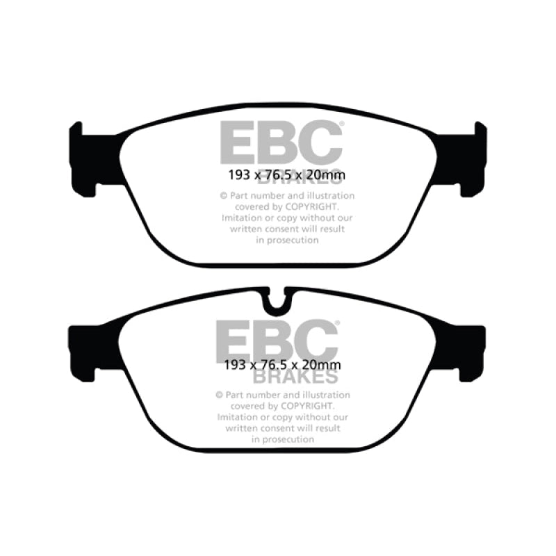 EBC Redstuff Brake Pads -  11-12 Audi A8 Quattro 3.0 Supercharged - Front Brake Pads - T1 Motorsports