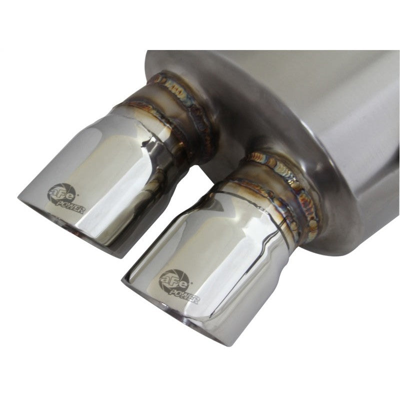 aFe MACHForce Exhaust Cat-Back SS-304 w/ Polished Tips 07-13 BMW 328i (E92/93) L6 3.0L Non-Turbo