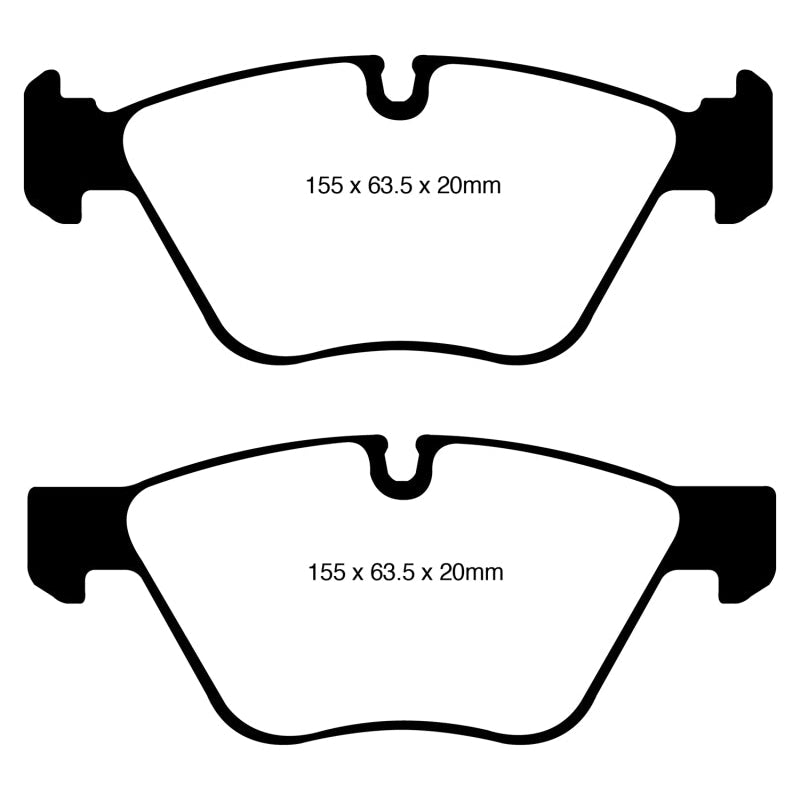 EBC Redstuff Brake Pads -  08-10 BMW 128 3.0 - Front Brake Pads