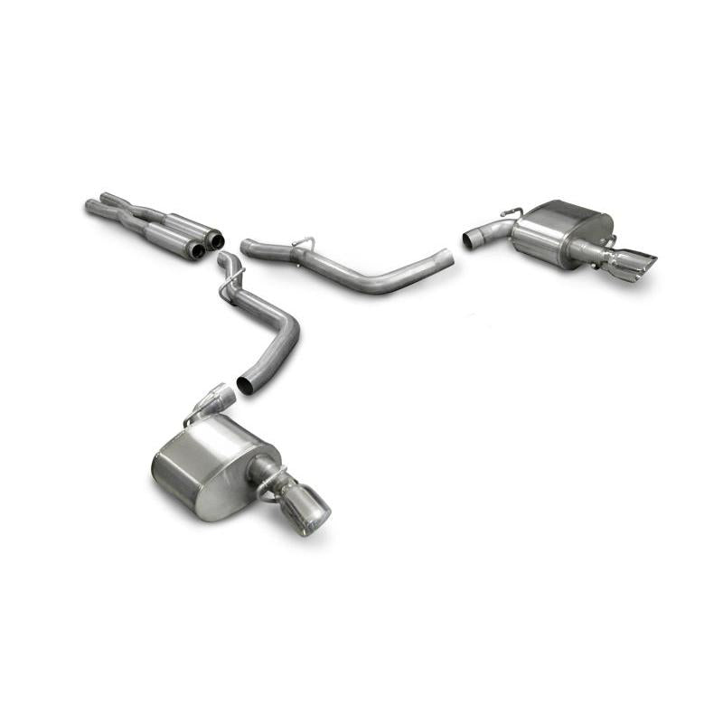 Corsa Xtreme Cat-Back Exhaust w/ Polished Tips - 2005-2010 Dodge Charger SRT-8 6.1L V8