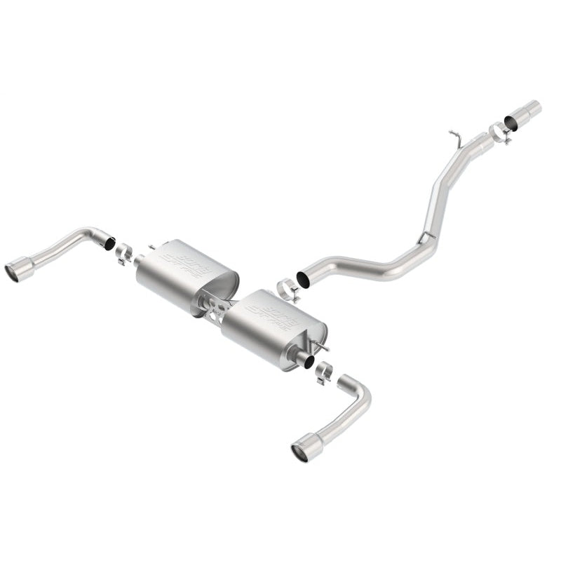 Borla 14-16 Audi A3 Quattro 2.0L Turbo AT/MT RWD 4DR S-Type Cat-Back Exhaust Single Split Rear Exit - T1 Motorsports