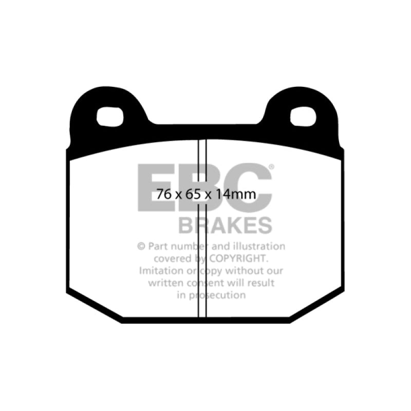EBC Redstuff Brake Pads -  03-04 Infiniti G35 3.5 (Manual) (Brembo) - Rear Brake Pads