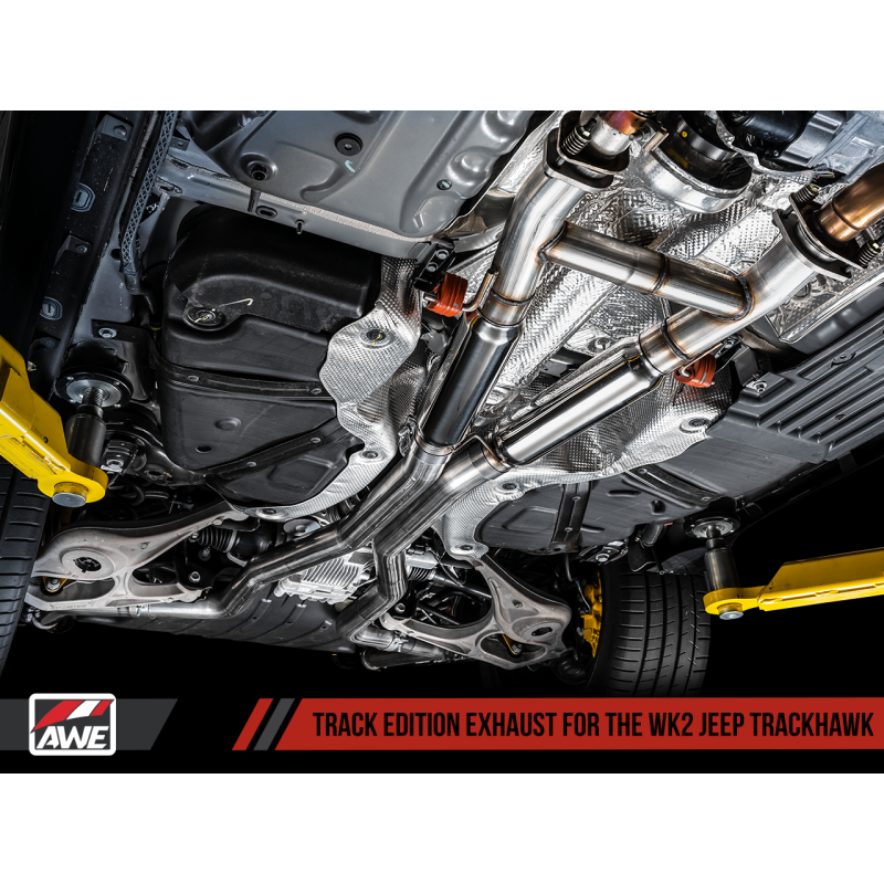 AWE Tuning 2020 Jeep Grand Cherokee SRT/Trackhawk Track Edition Exhaust - Use w/Stock Tips