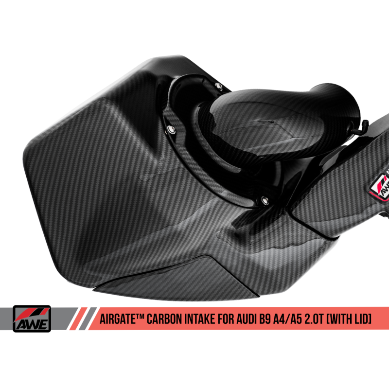 AWE Tuning Audi B9 A4/A5 2.0T Quattro Carbon Fiber AirGate Intake w/ Lid