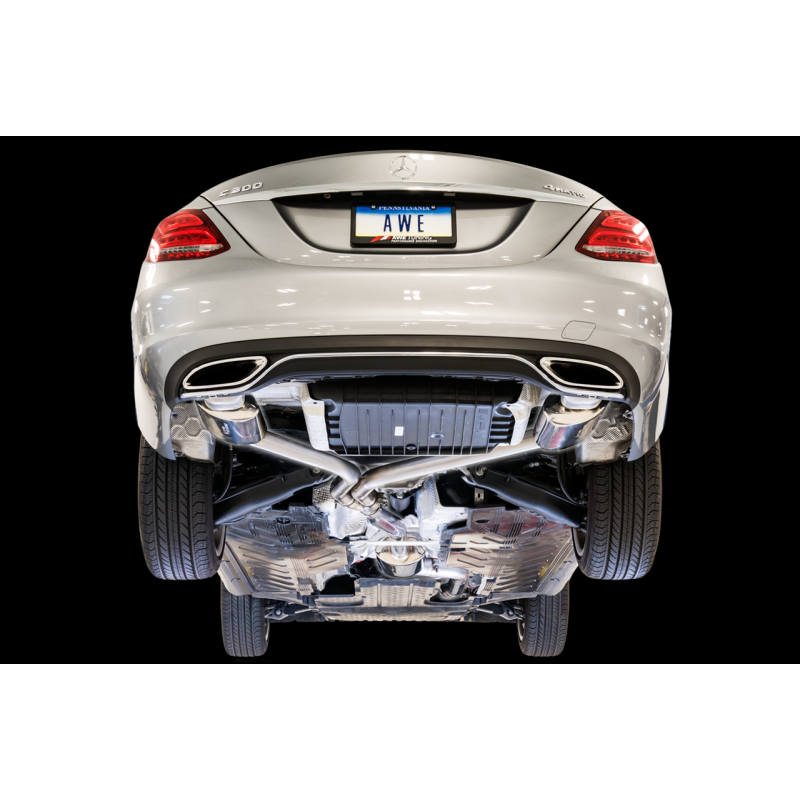 AWE Tuning Mercedes-Benz W205 C300 Touring Edition Exhaust
