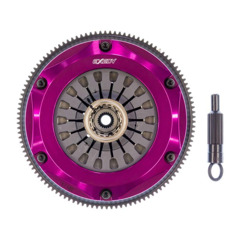 Exedy 1996-1996 Mitsubishi Lancer Evolution IV L4 Hyper Triple Cerametallic Clutch Rigid - T1 Motorsports
