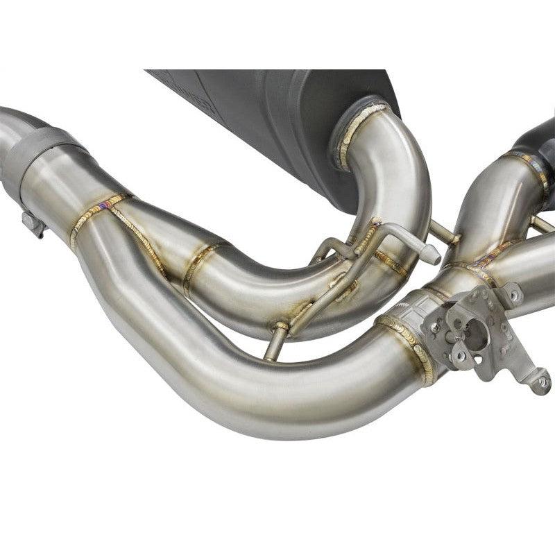 aFe MACHForce XP 3in - 2 1/2in Axle Back 304SS Exhaust w/ Black Tips 16-17 BMW M2 (f87)