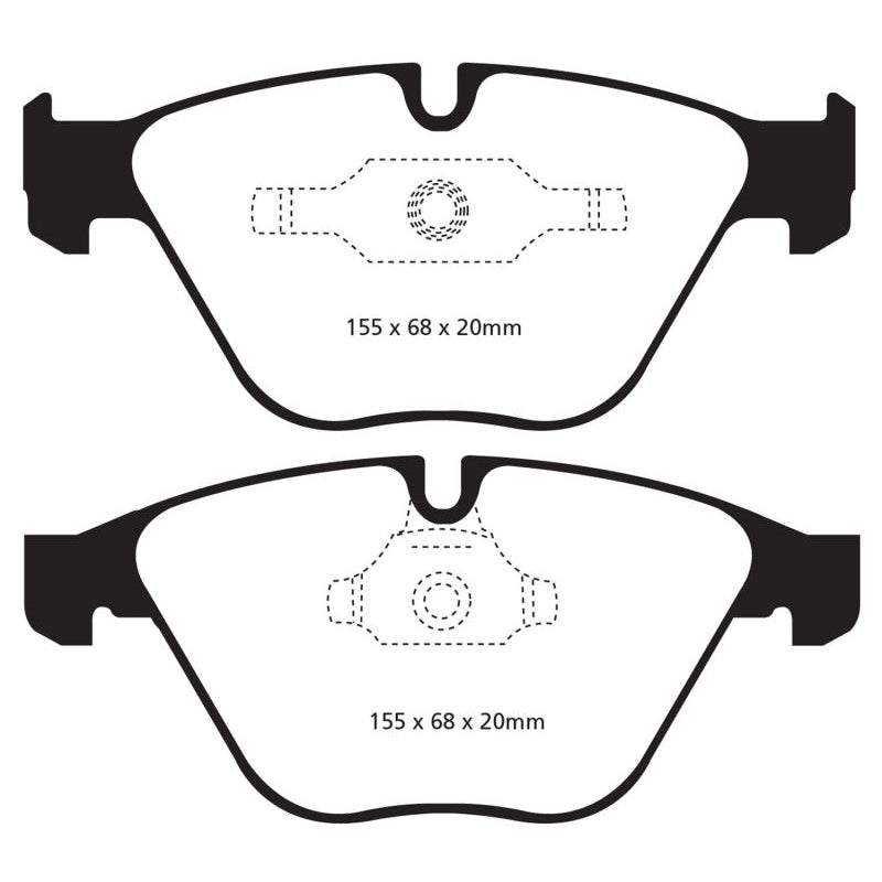 EBC Redstuff Brake Pads -  11+ BMW Z4 3.0 Twin Turbo iS (E89) - Front Brake Pads