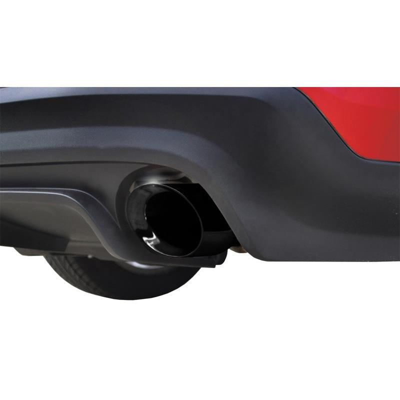 Corsa 11-13 Ford Mustang 3.7L V6 Black Sport Axle-Back Dual Rear Exhaust