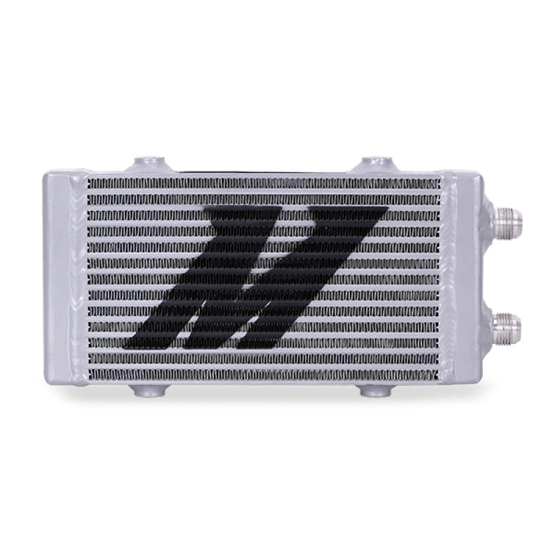 Mishimoto Universal Small Bar and Plate Dual Pass Silver Oil Cooler - T1 Motorsports