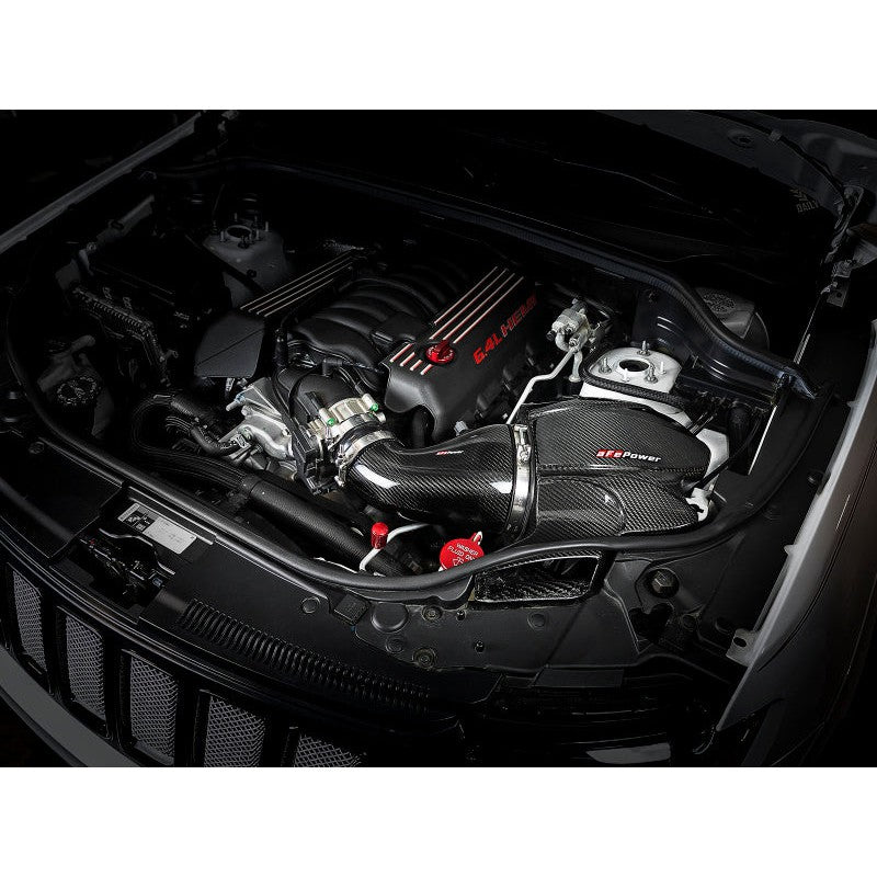 aFe Momentum Carbon Fiber CAIS w/ Pro Dry S Filter 12-19 Jeep Grand Cherokee SRT8 (WK2) V8-6.4L