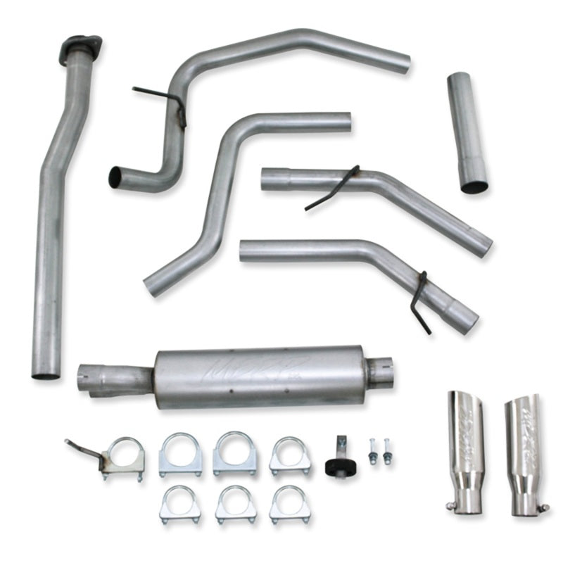 MBRP 11-12 Ford F-150 V6 Ecoboost Alum 2.5in Cat Back Dual Rear Exit Exhaust System - T1 Motorsports