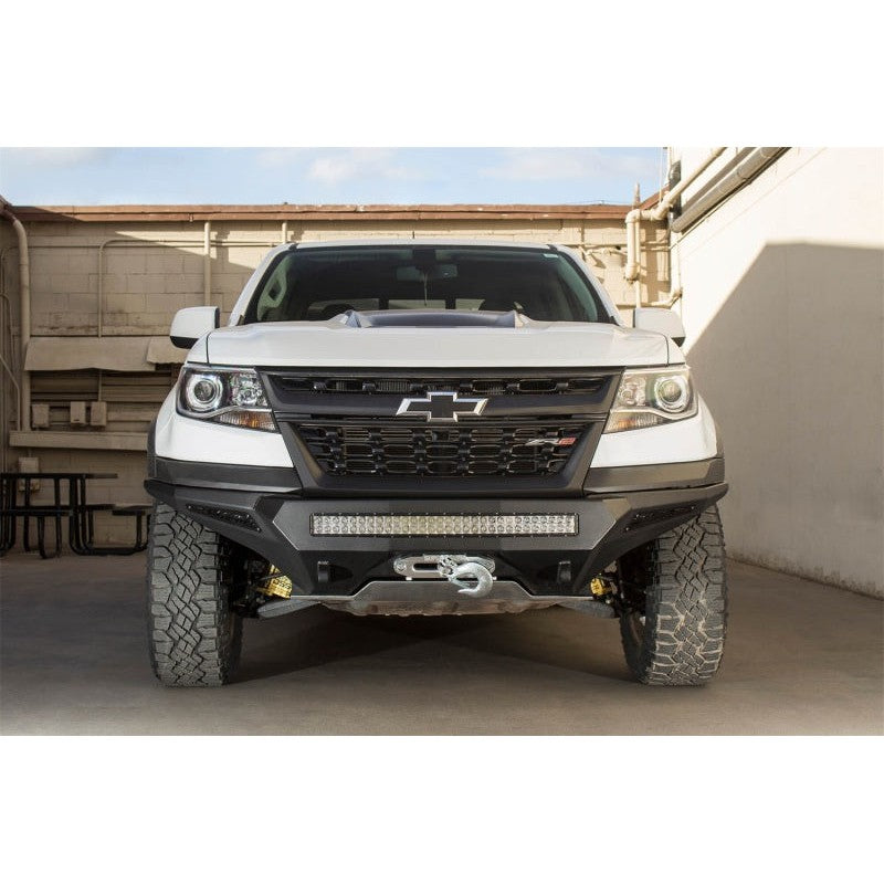 Addictive Desert Designs 17-18 Chevy Colorado Stealth Fighter Front Bumper w/ Winch Mount